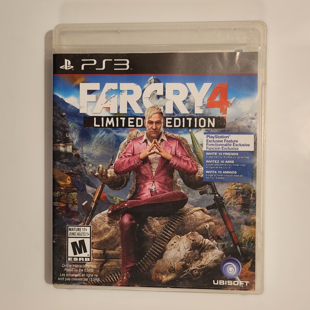 *New Low Price* Far Cry 4 Ltd Edition for PS3 CIB